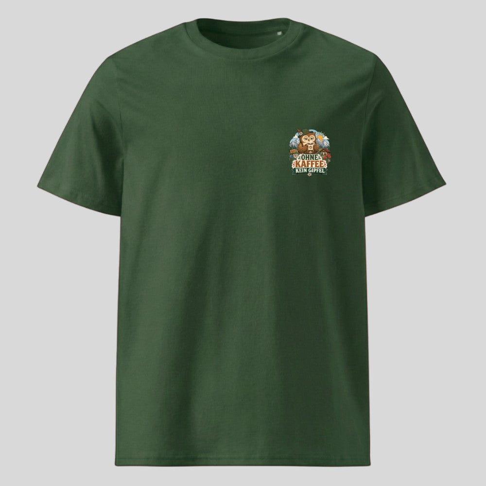 Ohne Kaffee kein Gipfel Unisex T-Shirt