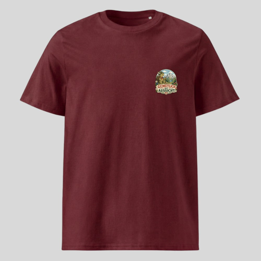 Gemütlich mit Aussicht Unisex T-Shirt