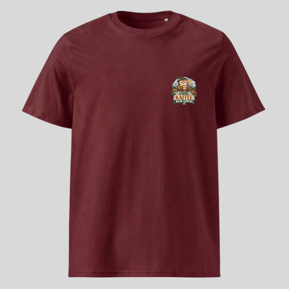 Ohne Kaffee kein Gipfel Unisex T-Shirt