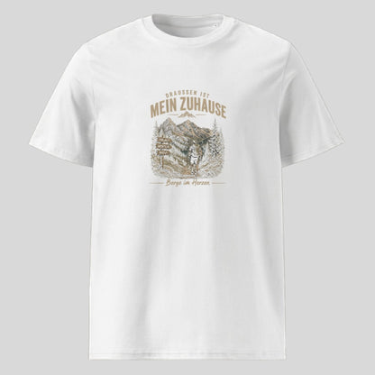 Draussen ist mein Zuhause Unisex T-Shirt