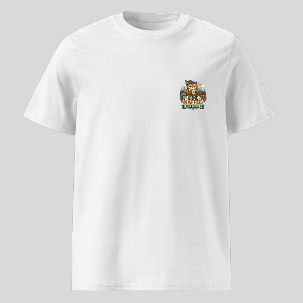 Ohne Kaffee kein Gipfel Unisex T-Shirt