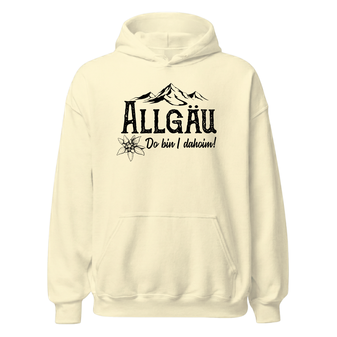 Dahoim Hoodie mit Berg-Spruch, Farbvariante