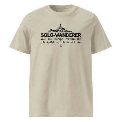 Solo T-Shirt mit Berg-Spruch, Farbvariante