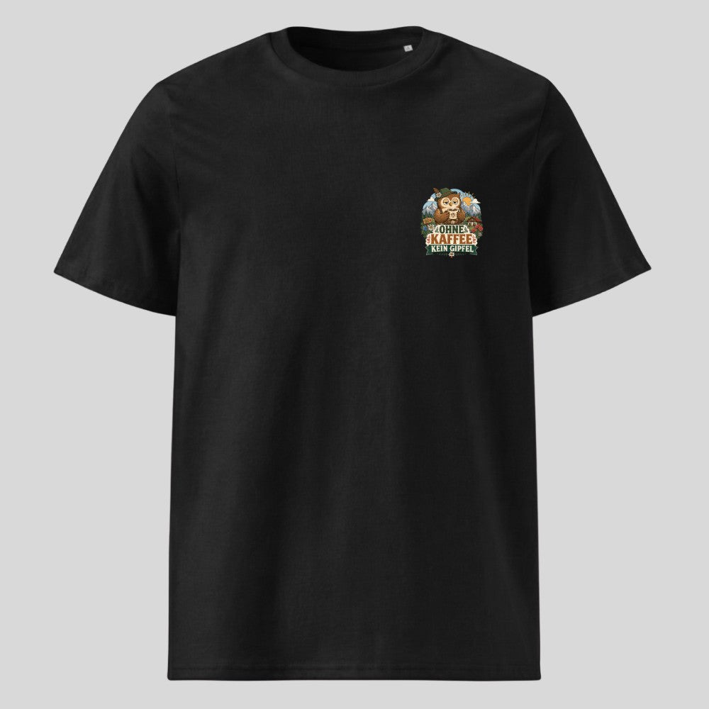Ohne Kaffee kein Gipfel Unisex T-Shirt