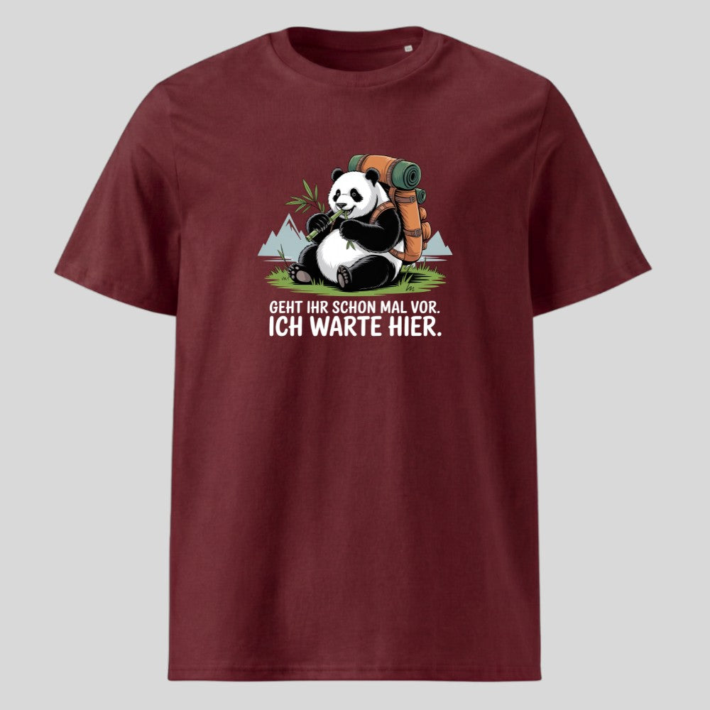 Geht schon mal vor Panda Unisex T-Shirt
