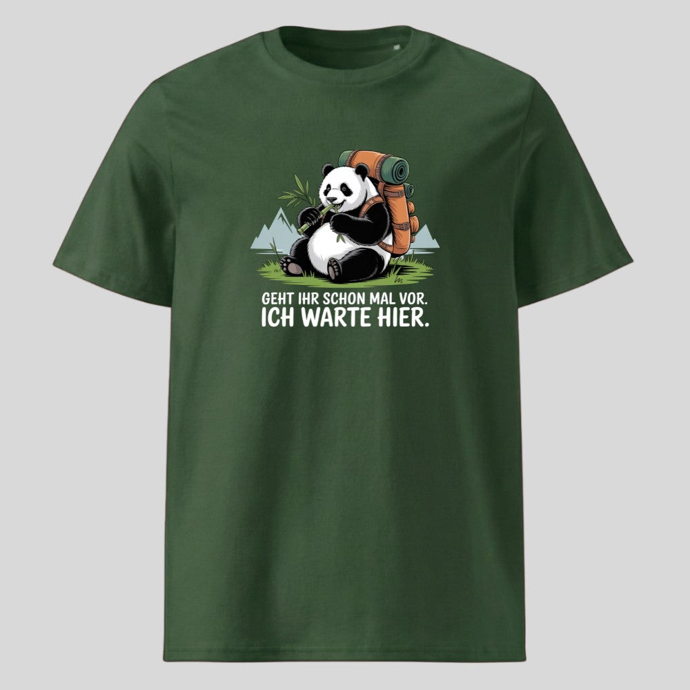 Geht schon mal vor Panda Unisex T-Shirt