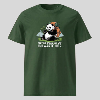 Geht schon mal vor Panda Unisex T-Shirt