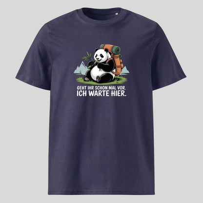 Geht schon mal vor Panda Unisex T-Shirt