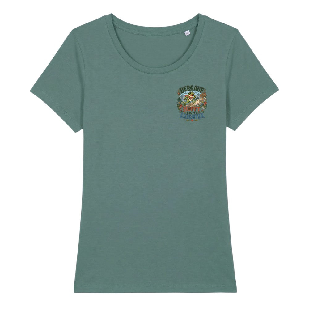 Bergauf hüpft sich's leichter Frauenshirt