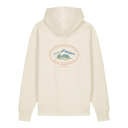 Alpine Leisure Club Hoodie Beige, Rückendruck