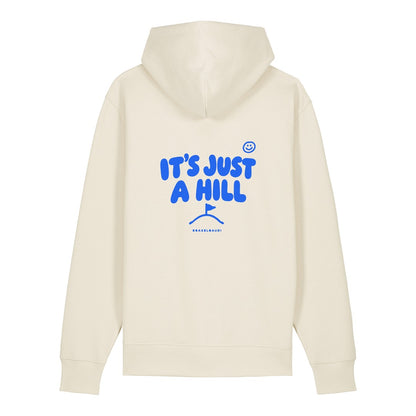 It's Just a Hill Hoodie Beige, Rückendruck