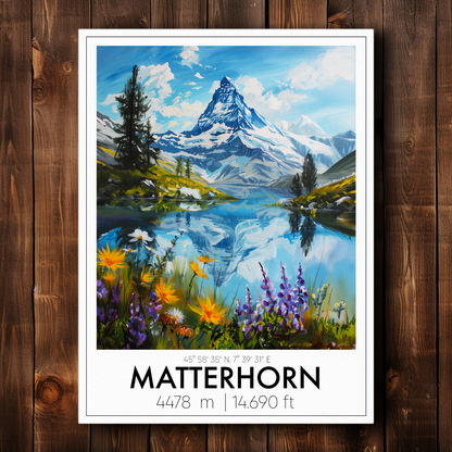 Matterhorn Premium Leinwand