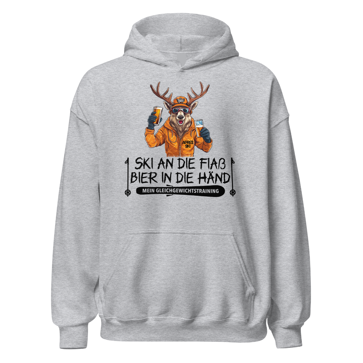 Apres Ski Gleichgewicht Hoodie Unisex