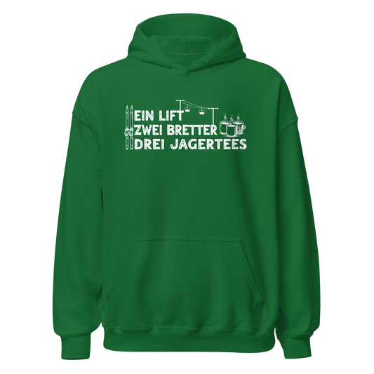 Lift Bretter Jagertee Hoodie Unisex