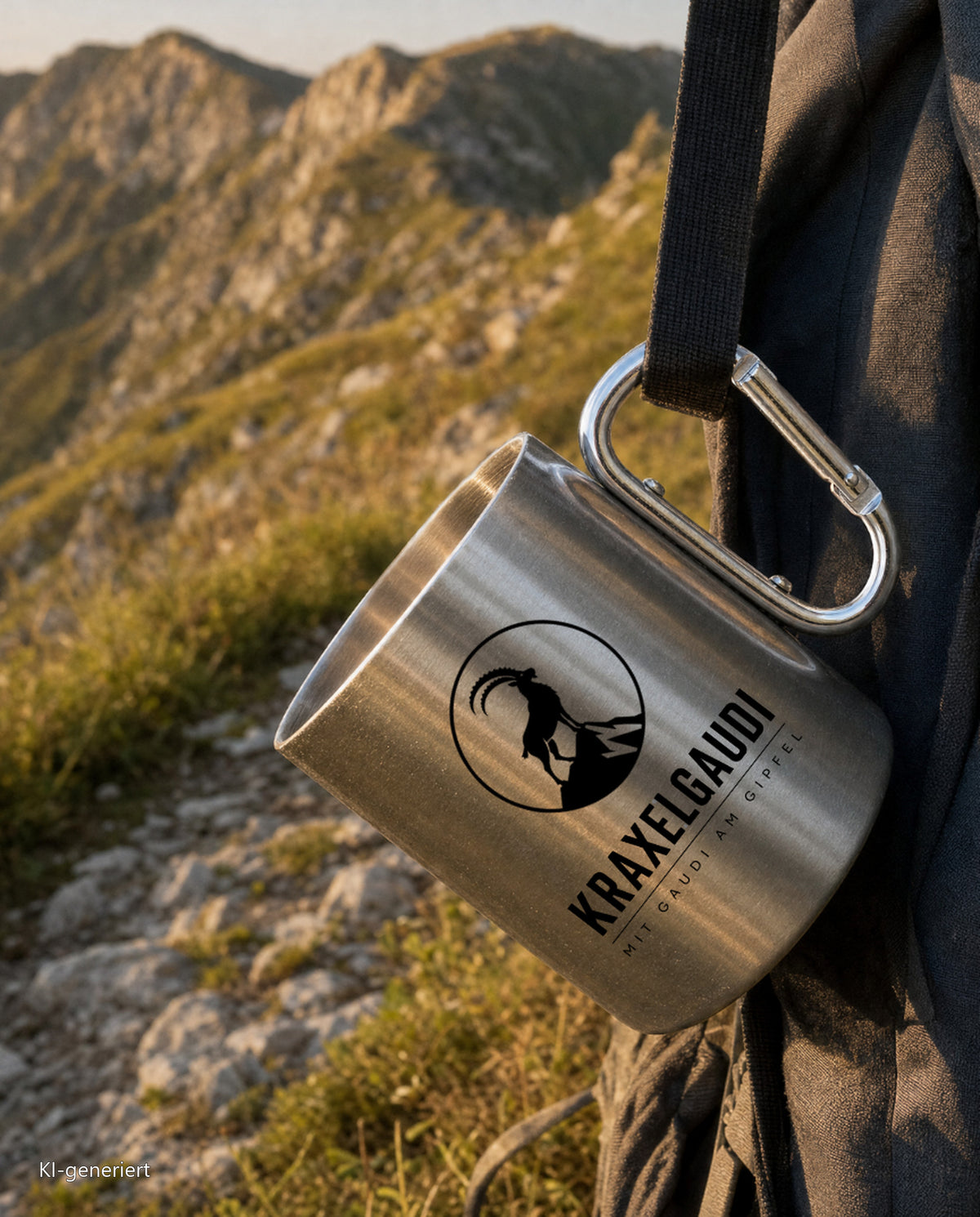 Die Tasse, die für draußen gebaut ist