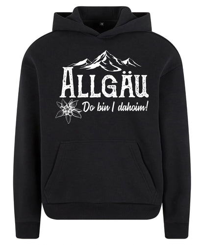 Dahoim Hoodie in Black – Vorderansicht mit dem Motiv Dahoim.