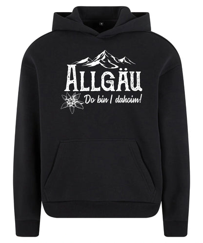 Dahoim Hoodie in Black – Vorderansicht mit dem Motiv Dahoim.