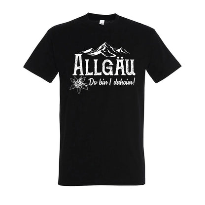 Dahoim T-Shirt Unisex in Deep Black – Vorderansicht mit dem Motiv Dahoim.