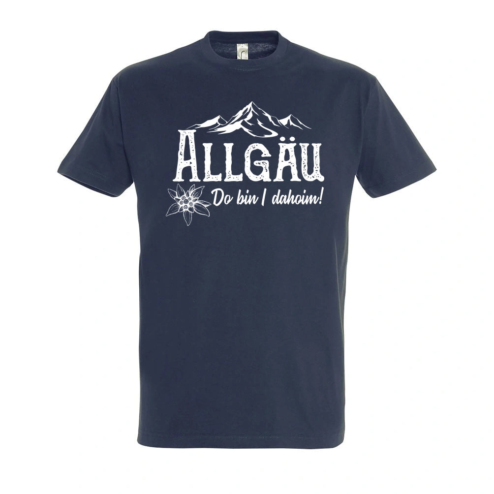 Dahoim T-Shirt Unisex in Navy – Vorderansicht mit dem Motiv Dahoim.