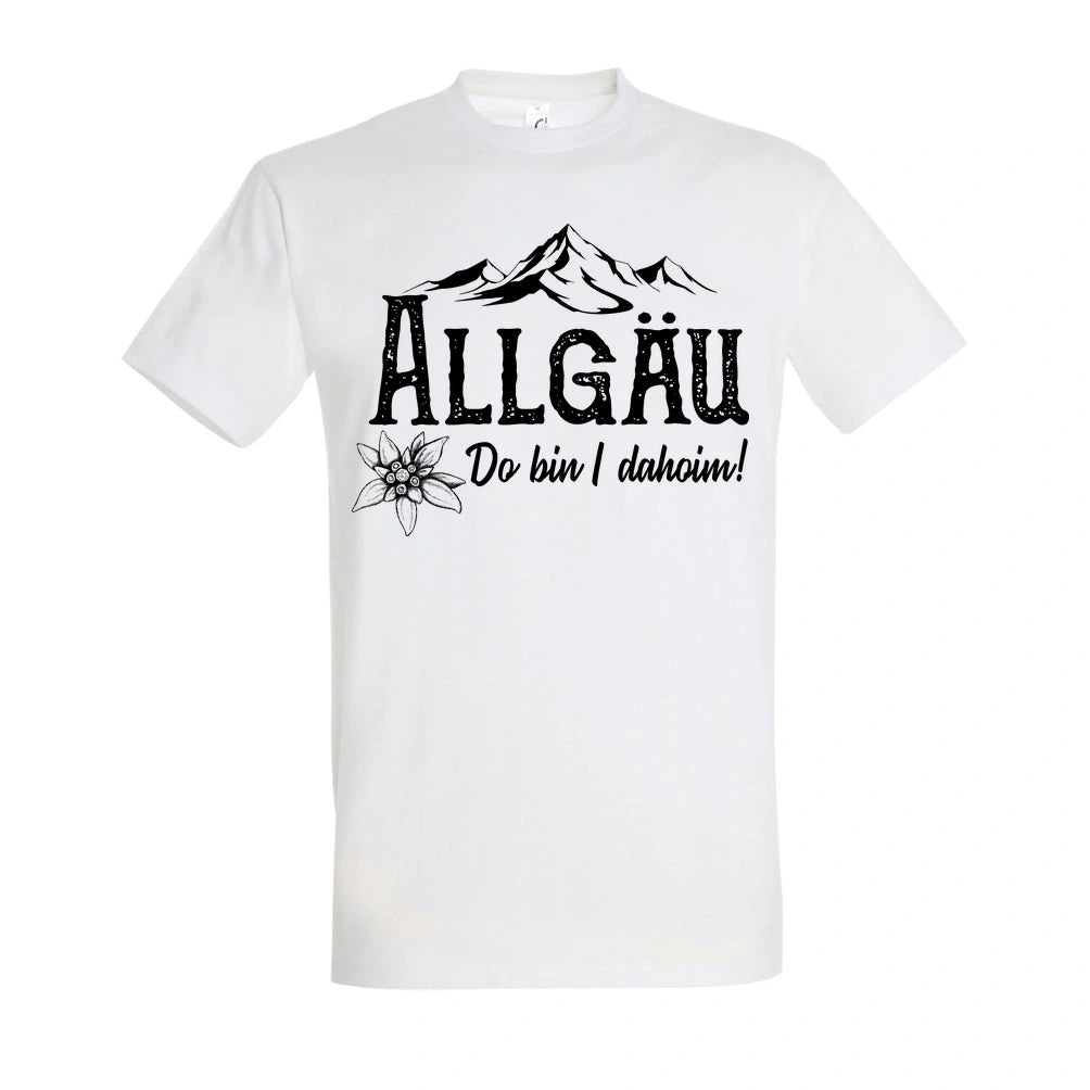 Dahoim T-Shirt Unisex in White – Vorderansicht mit dem Motiv Dahoim.