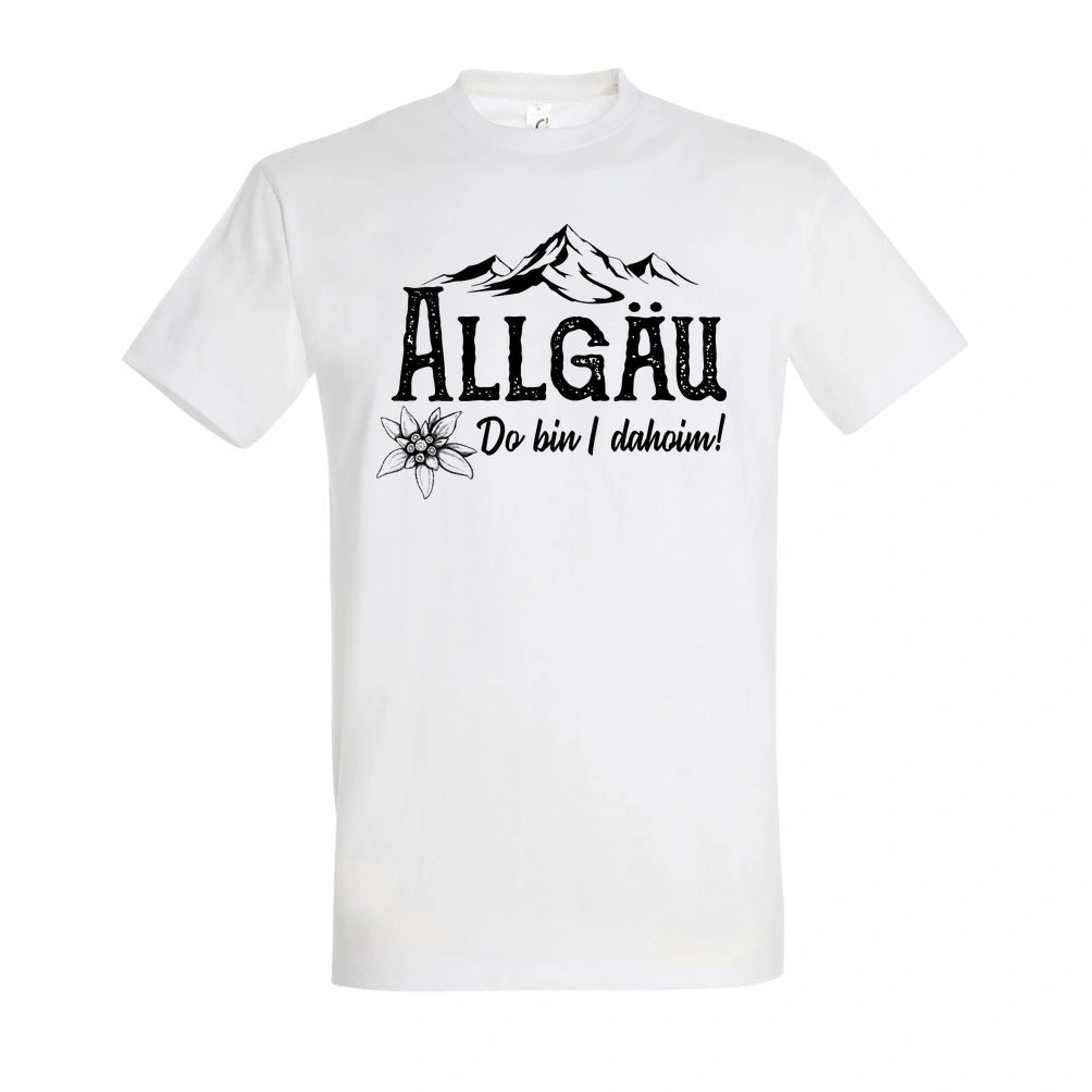 Dahoim T-Shirt Unisex in White – Vorderansicht mit dem Motiv Dahoim.