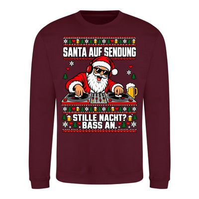 Santa auf Sendung Sweater