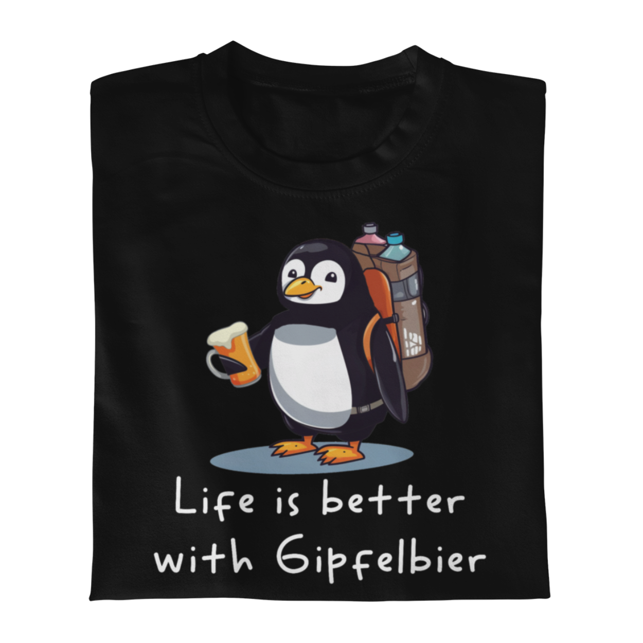 Life Is Gipfelbier Premium T-Shirt Unisex