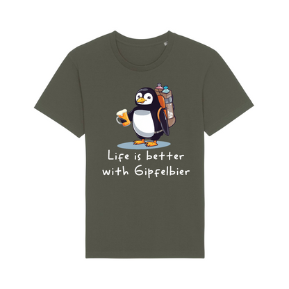 Life Is Gipfelbier Premium T-Shirt Unisex