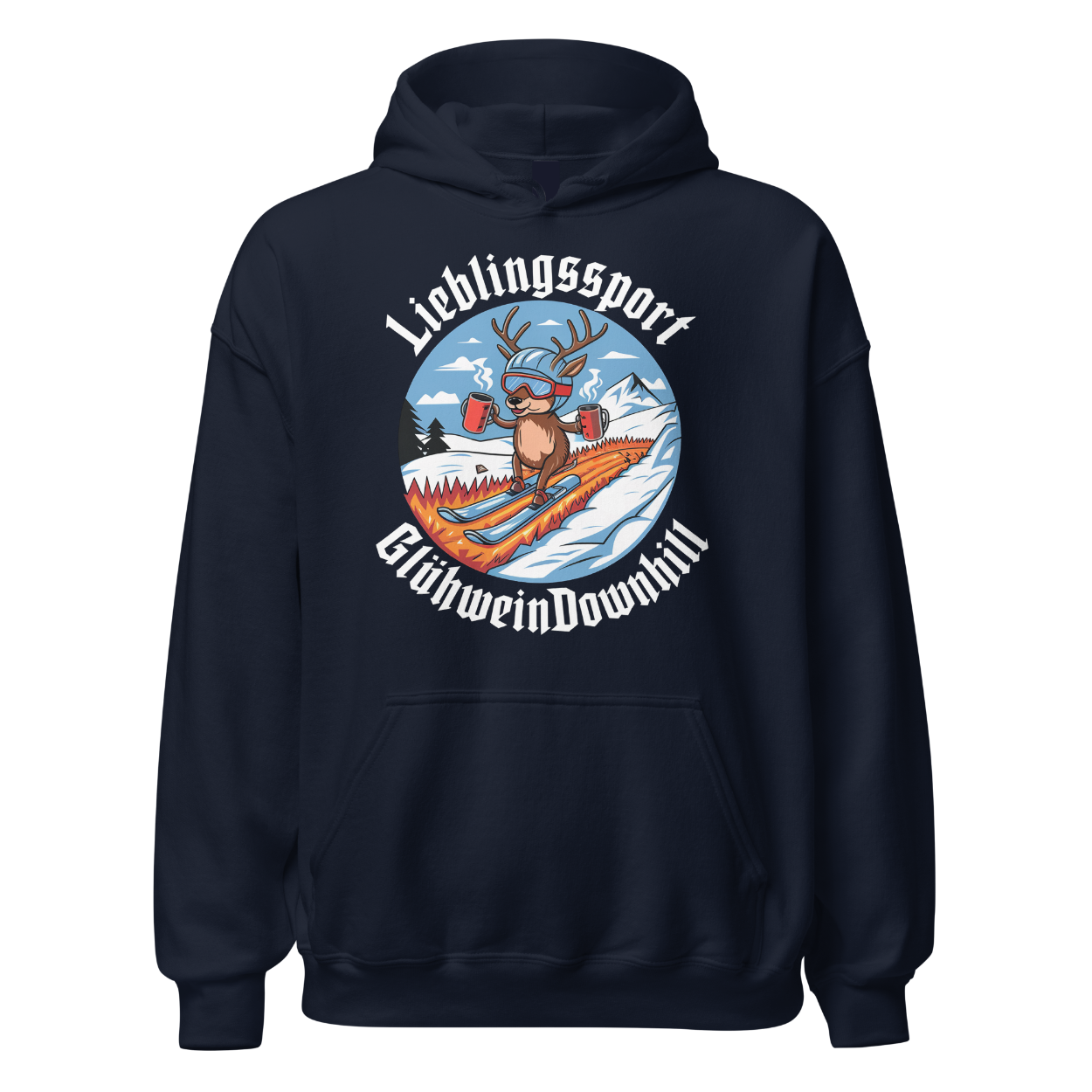 Glühweindownhill Hoodie Unisex