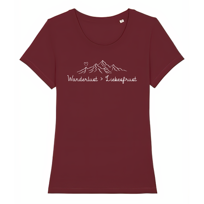 Wanderlust Premium T-Shirt Damen