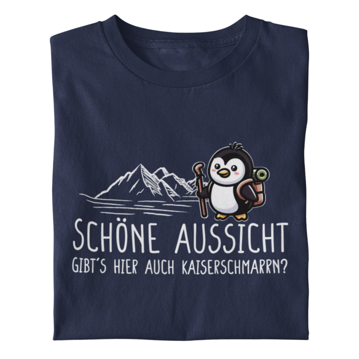 Schöne Aussicht Bio Frauen Shirt mit Spruch, Frontansicht