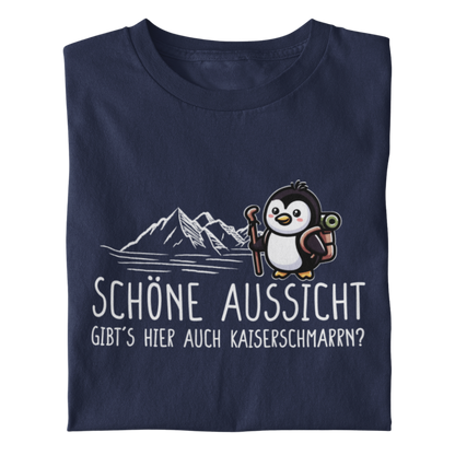 Schöne Aussicht Bio Frauen Shirt mit Spruch, Frontansicht