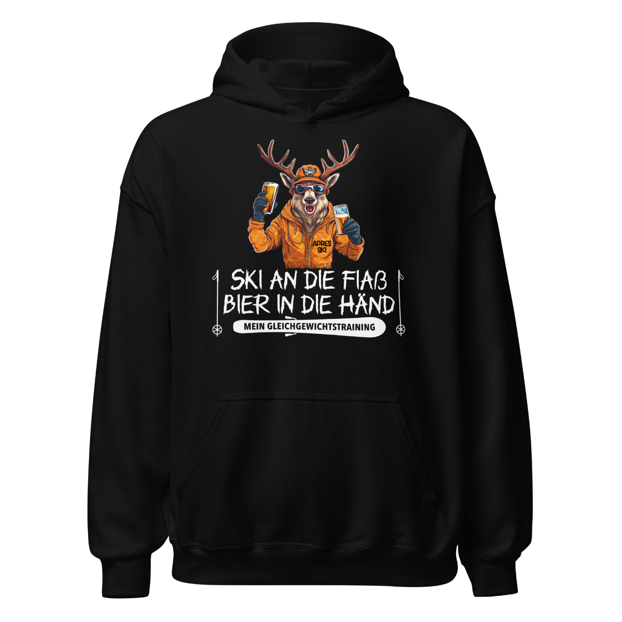 Apres Ski Gleichgewicht Hoodie Unisex