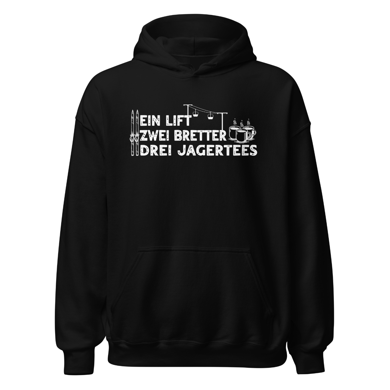 Lift Bretter Jagertee Hoodie Unisex