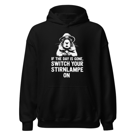 Stirnlampe Hoodie Unisex