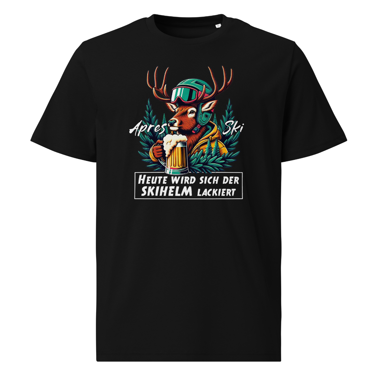 Skihelm Premium T-Shirt Unisex