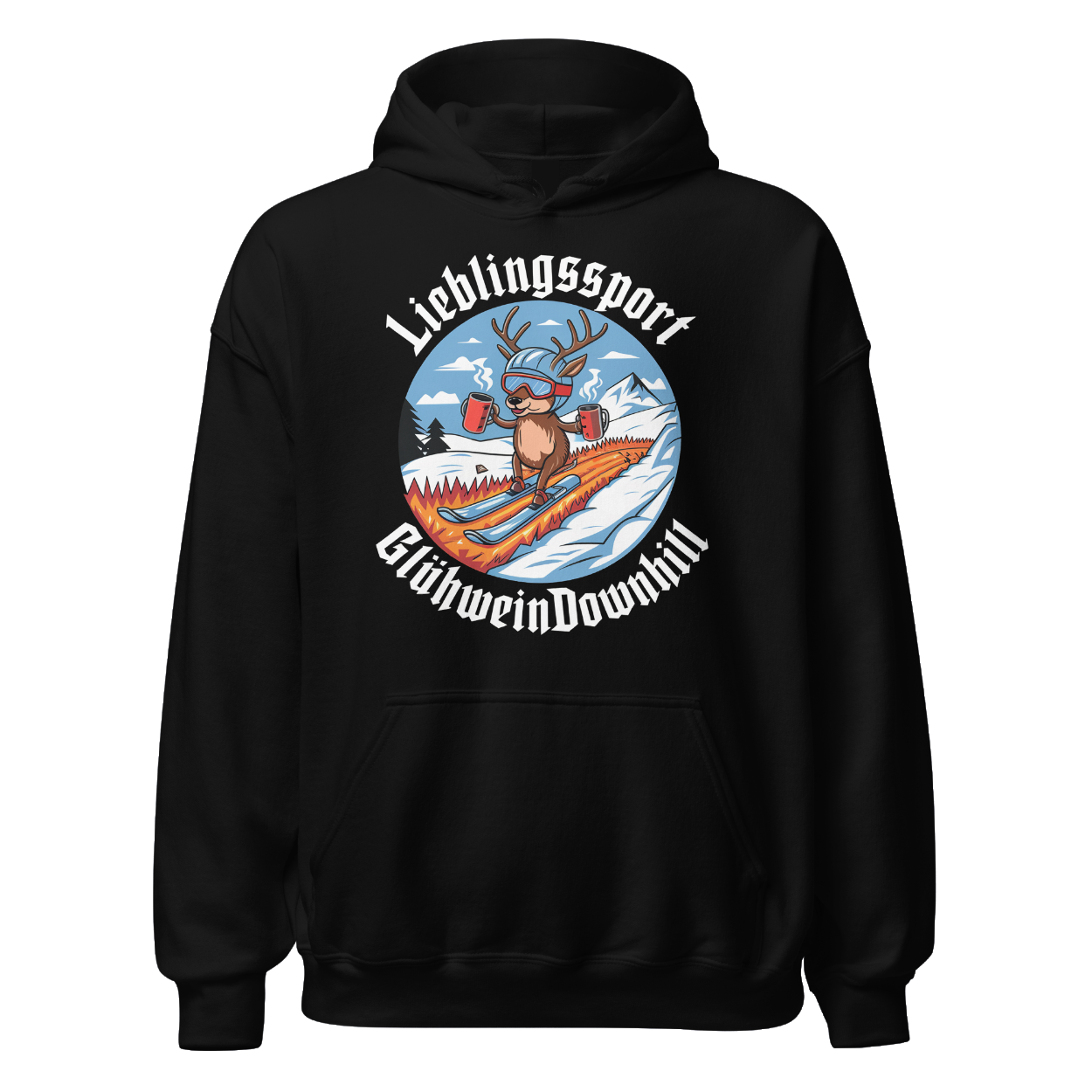 Glühweindownhill Hoodie Unisex