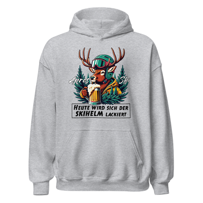 Skihelm Hoodie Unisex