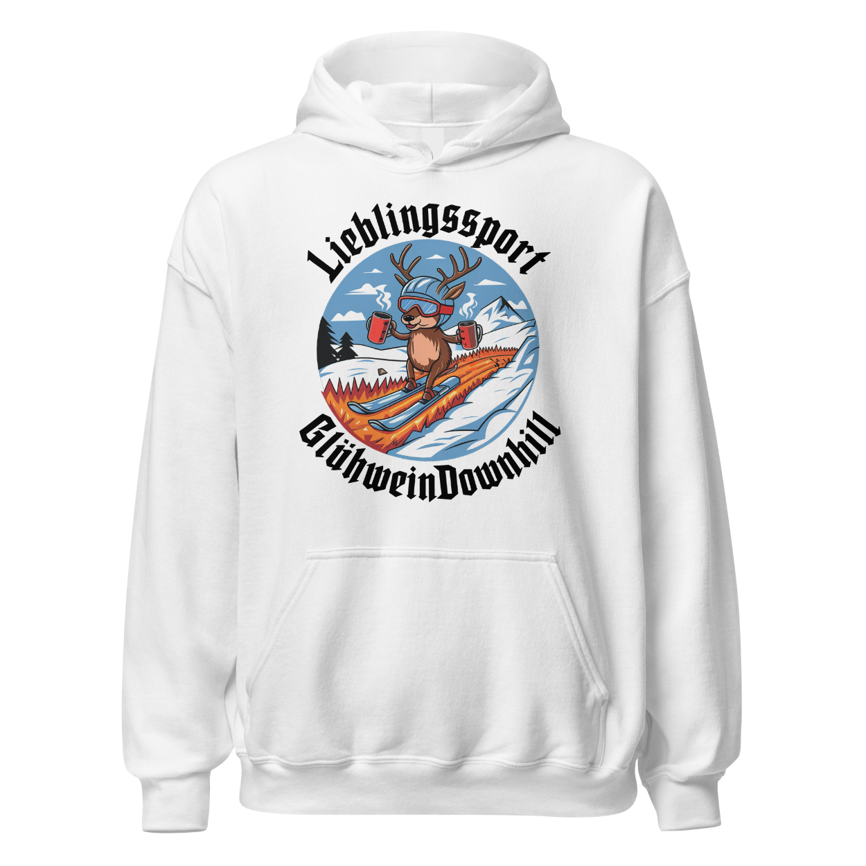 Glühweindownhill Hoodie Unisex